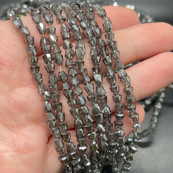 4,2 мм Стекло Lux, колокольчик, цвет темно- серый