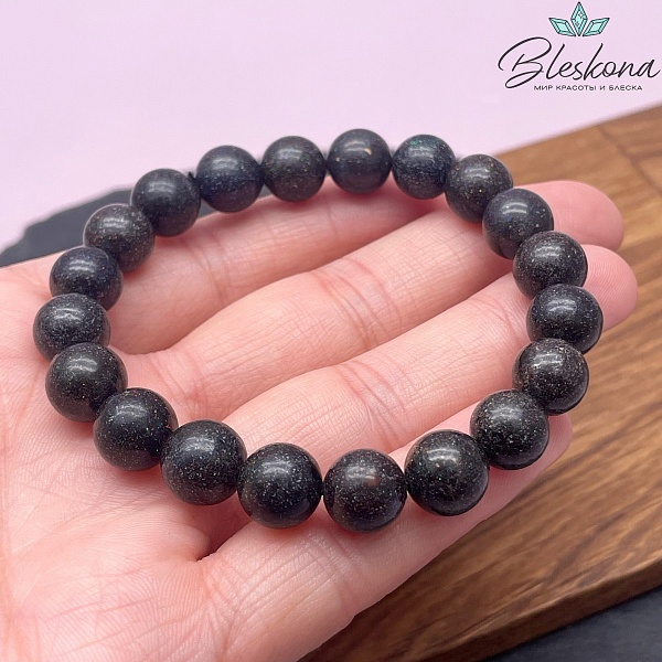 Опал черный сет №1 10мм