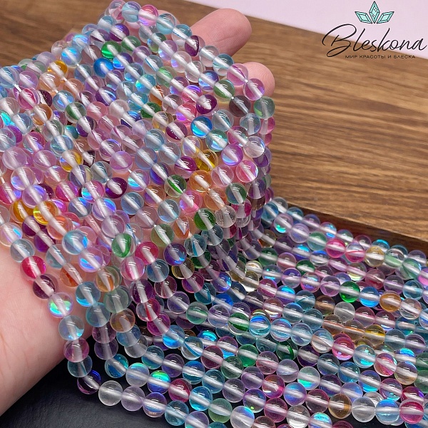 Опал микс (имитация) 6 мм