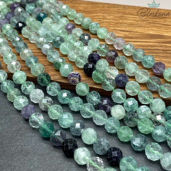 Флюорит алмазная огранка 10 мм 