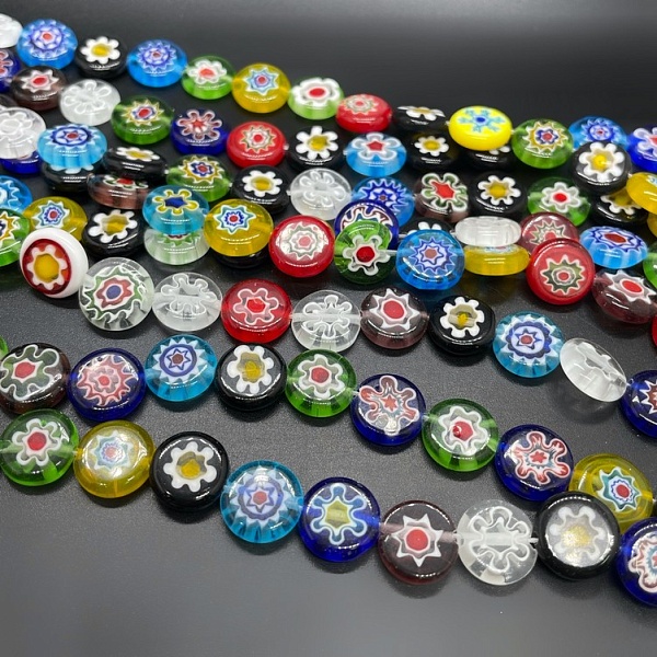 Муранское стекло  круг 11,5 мм