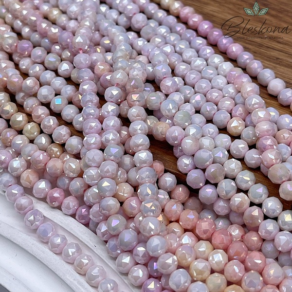 Стекло Lux микс № 3 огранка  острая 6 мм