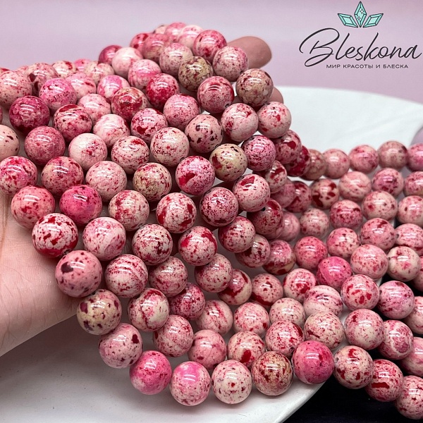 Кальцит розовый тонированный 12 мм