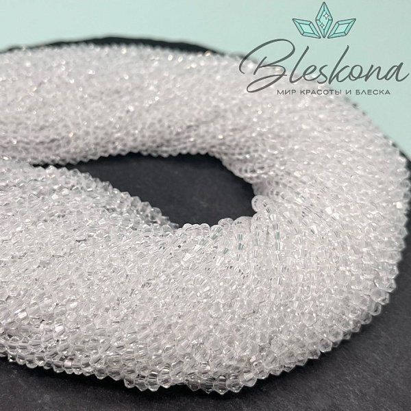 Чешское стекло №126 цвет №01 3,5 мм