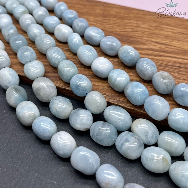 Аквамарин галтовка №4 (14-17)*(12-13) мм