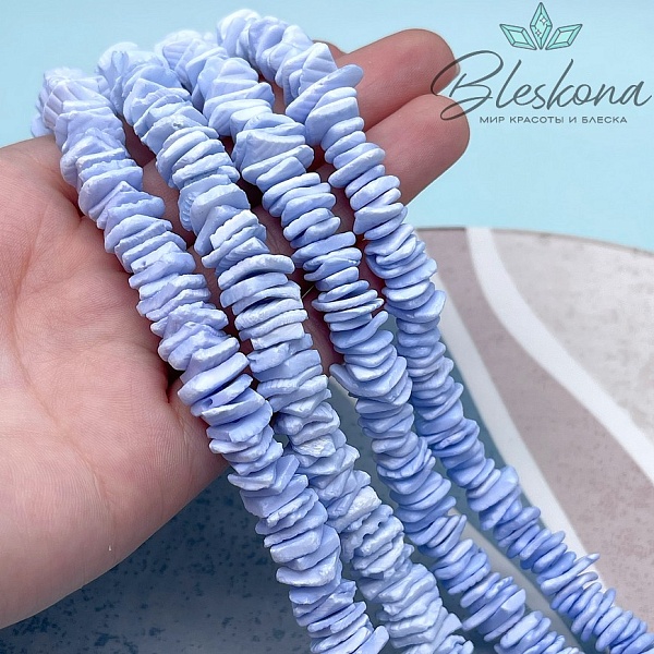 Перламутр сиреневый диски из ракушки 9-11 мм