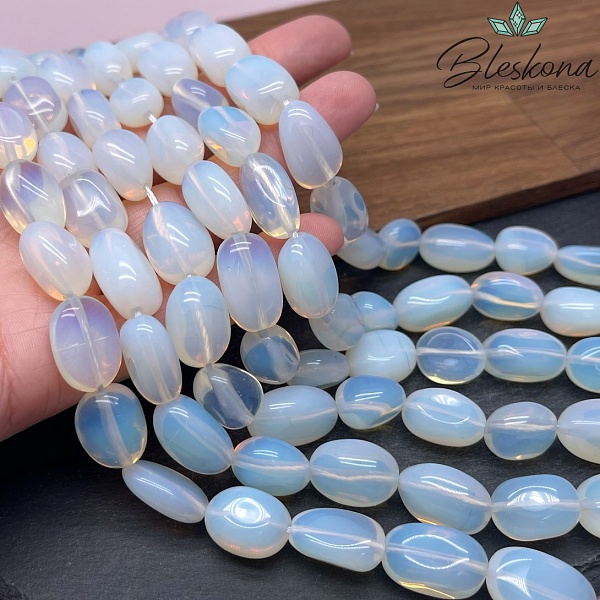 Лунный камень галтовка (имитация) (15-17)*(9-11) мм