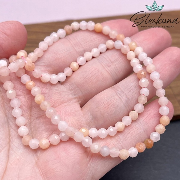 ⌀4мм Авантюрин коричневый микроогранка