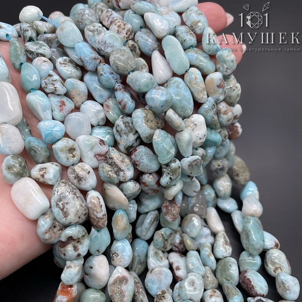 Ларимар галтовка 7-13 мм
