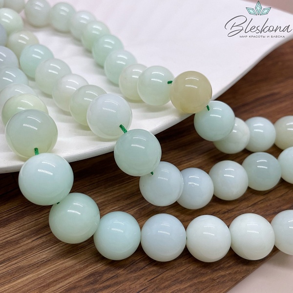 Опал зеленый 16 мм №1