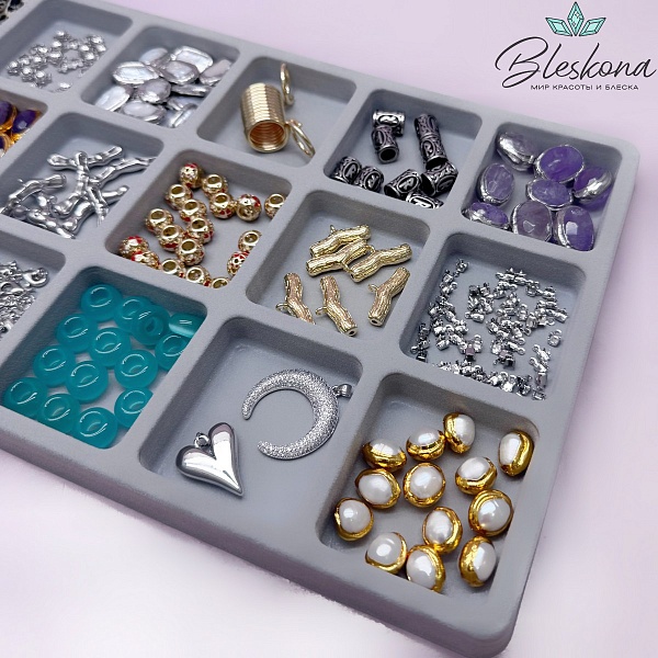 Планшет органайзер серый 35*20 см