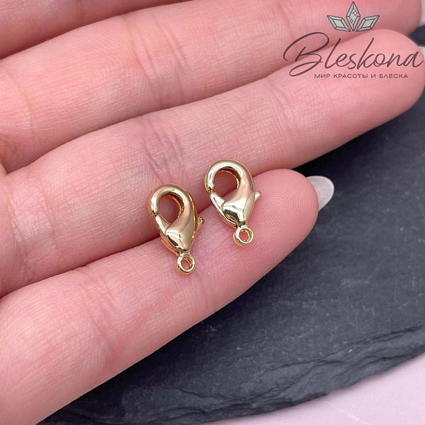 10 мм Цвет золото, Замок Люкс округлый