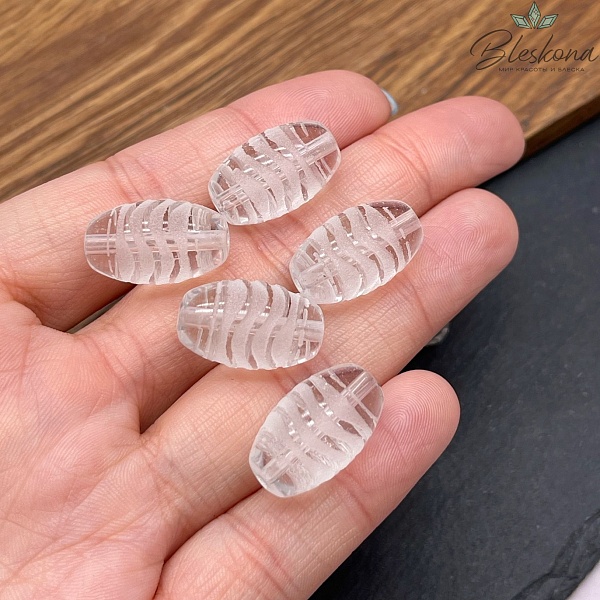 Бусина Дзи Волна 19*11,5 мм