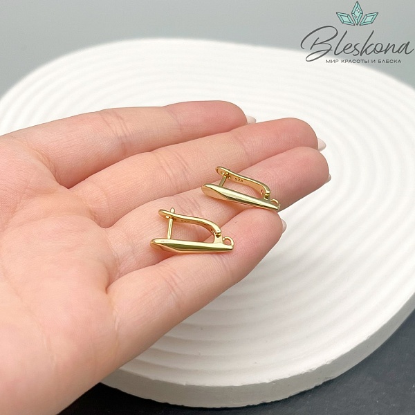 19*3мм Цвет золото, Швензы Люкс №3