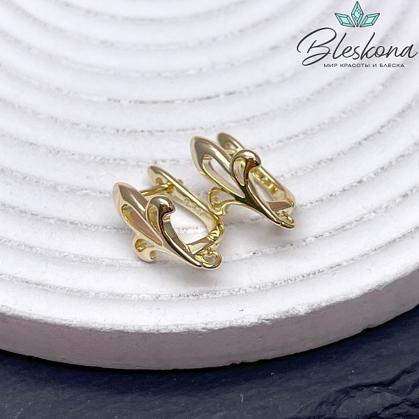 18*10 мм Цвет золото, Швензы Тюльпан Этно Люкс