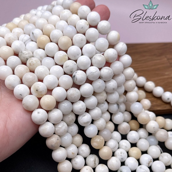 Опал дендритовый №3 9,5 мм