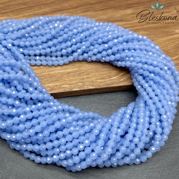 Лунный камень синий тонированный (имитация) 4 мм