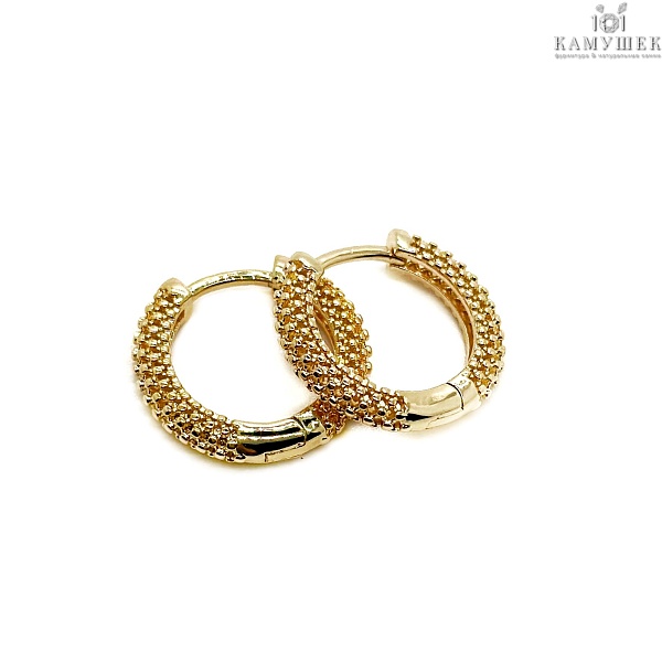 20мм Цвет золото, Швензы бублик Конго сеточка Люкс