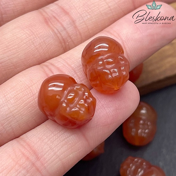 16*11 мм Резная бусина Пи Яо Агат 