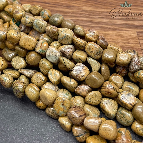 Каолинит с парагонитом галтовка (9-15)*(9-13) мм