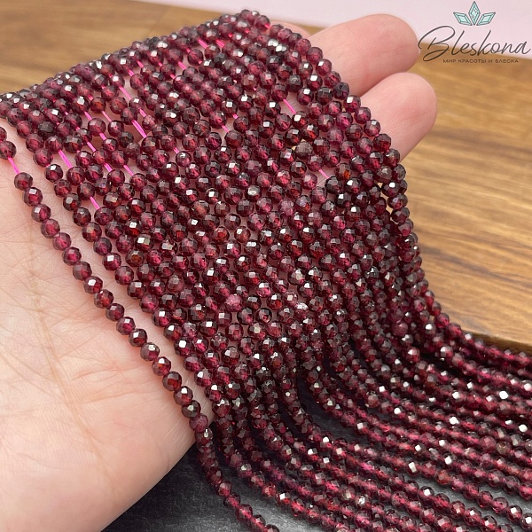 Гранат алмазная огранка 3,5 мм