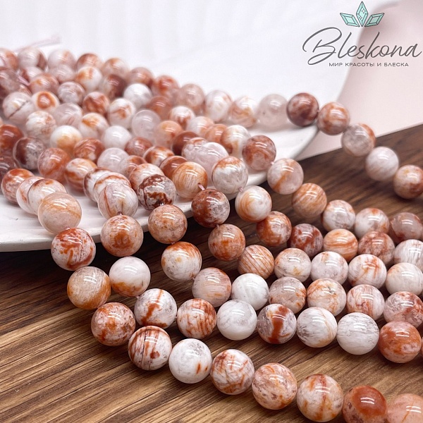  Кварц Фантомный снежный №1 10 мм