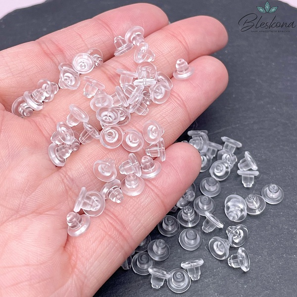 6*4,5мм Силиконовые заглушки уп.50 пар