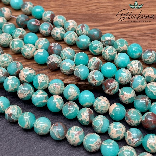 Варисцит зеленый (имитация) №1 10 мм