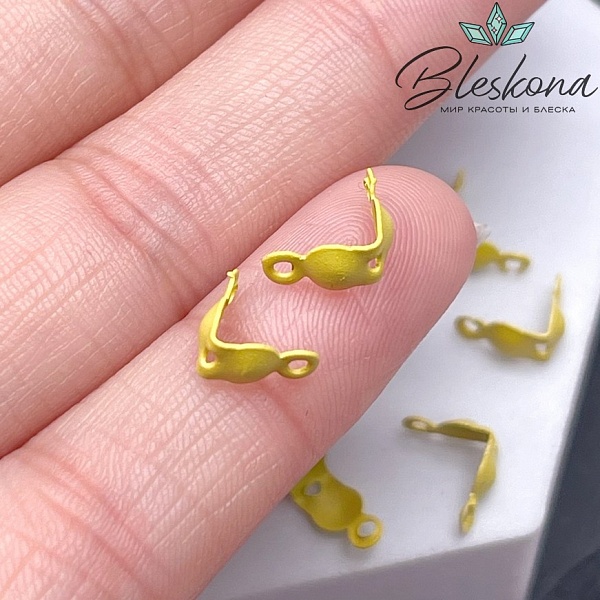 8,5*4 мм, Каллоты желтая эмаль уп.10шт