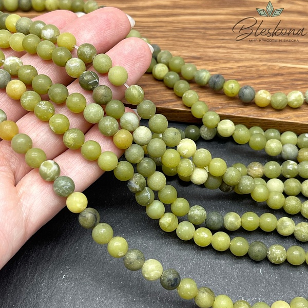 Змеевик (серпентин, антигорит) матовый 6 мм