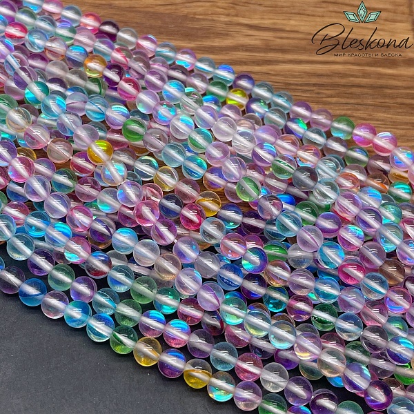 Опал микс (имитация) 6 мм