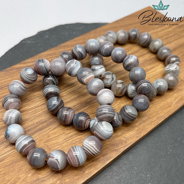 Агат Ботсвана сет №1 12 мм