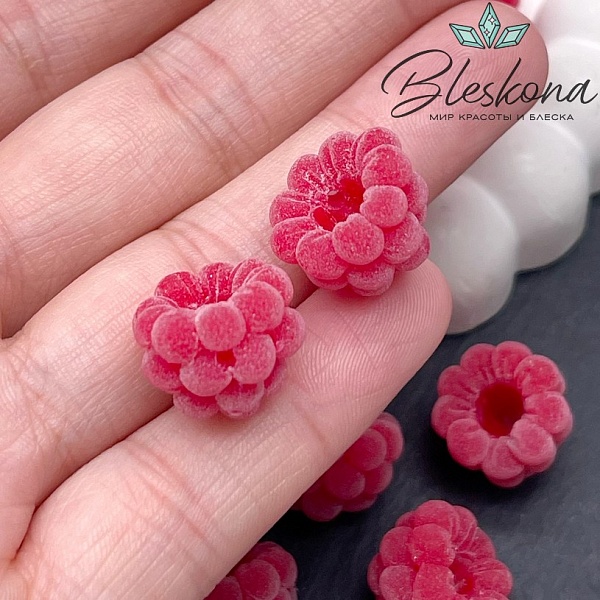 12,5*15 мм, Подвеска  Малина спелая