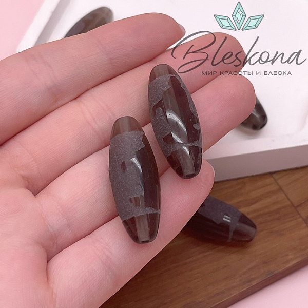 Бусина Дзи Гуань Инь 30*11 мм