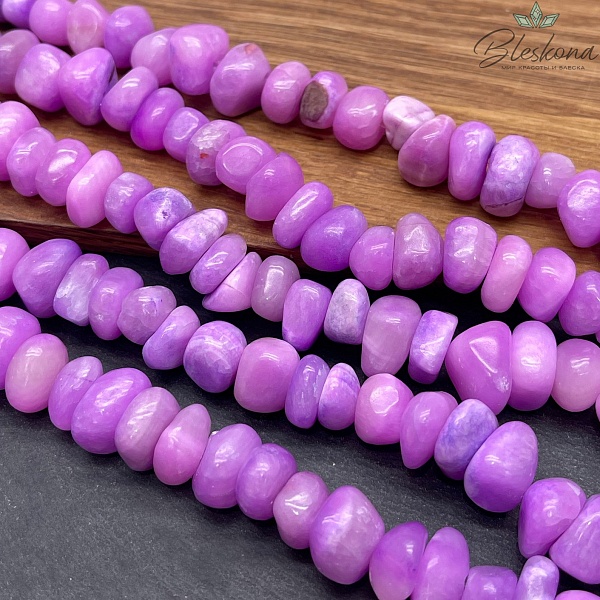 Оникс фриформ фиолетовый №1 (6-10)*(10-15) мм