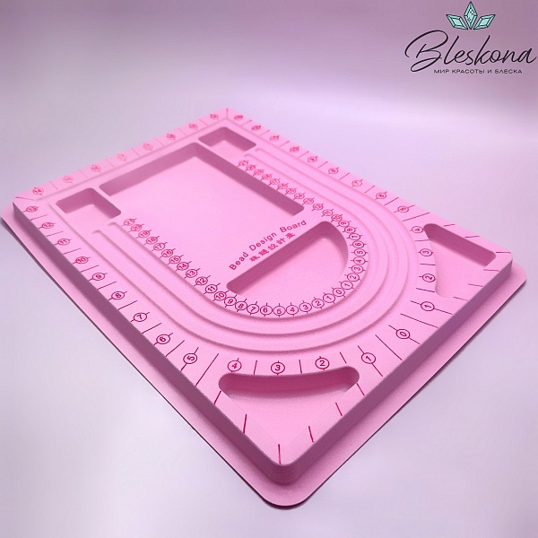 Планшет для колье розовый  32*24 см