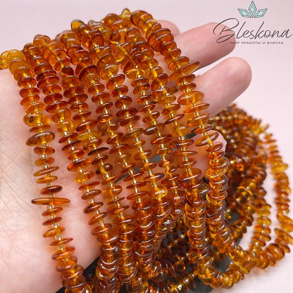 Янтарь крошка №5  8-9 мм