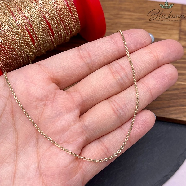 Цепь №Я3-1 Цвет золото 2*1,6 мм 