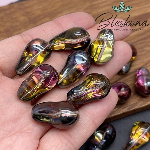 22*13 мм, Стекло Жемчужина Барокко Цвет №13