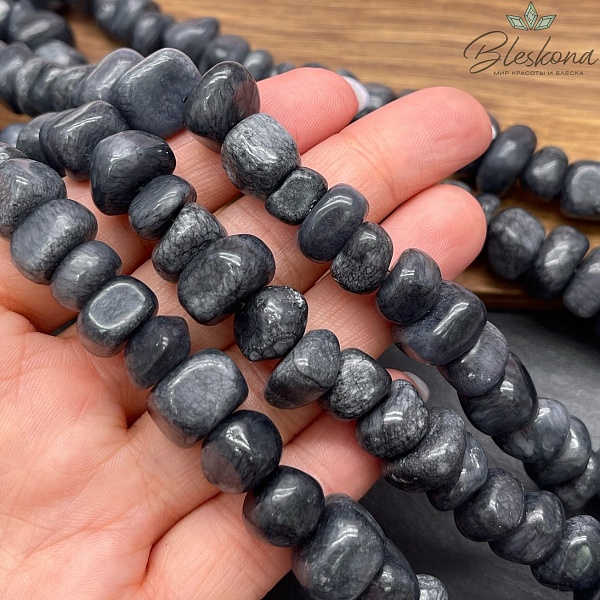 Оникс фриформ серый (6-10)*(10-15) мм