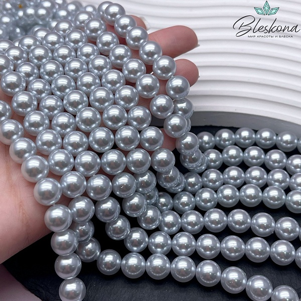 Жемчуг Майорка, цвет лавандовый №1 10 мм