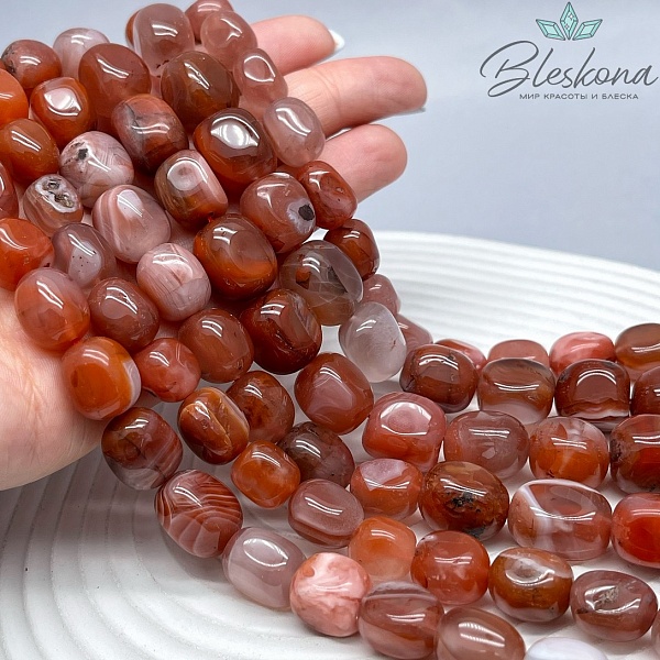 Агат галтовка №2 (13-16)*(11-13) мм 