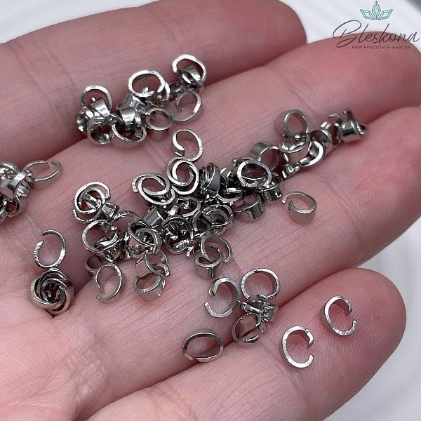 4,6*2,2 мм Цвет серебро, Бейл разъемный