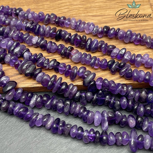 Аметист галтовка (7-10)*(3-5) мм