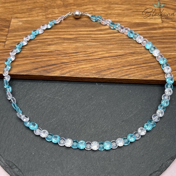 Циркон микс №4 конус огранка  7 мм (кубический цирконий, фианит) 