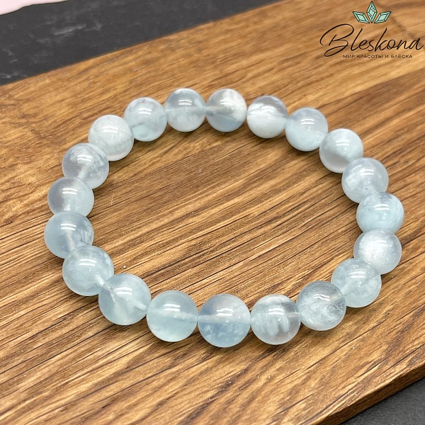 10мм Аквамарин шар сет №1