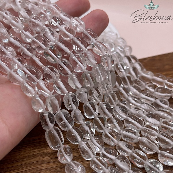 Горный хрусталь галтовка 7-8 мм