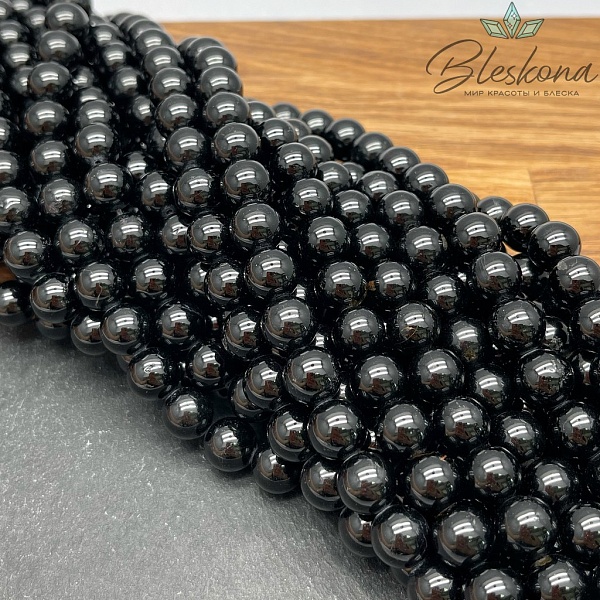 ⌀10мм Турмалин черный (Шерл) №1