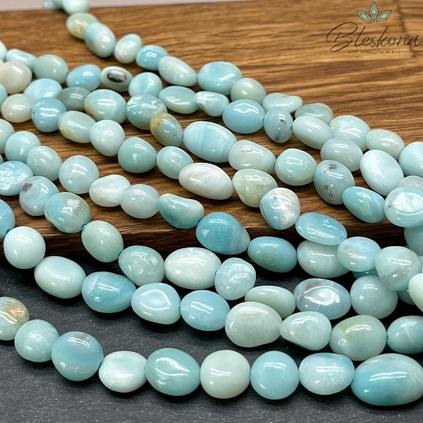 Амазонит галтовка №2 10-14 мм