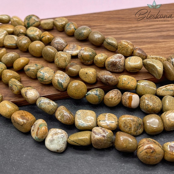 Каолинит с парагонитом галтовка (9-15)*(9-13) мм